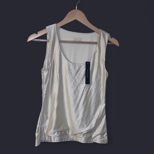 Tahari Beige Silky Tank Top BNWT